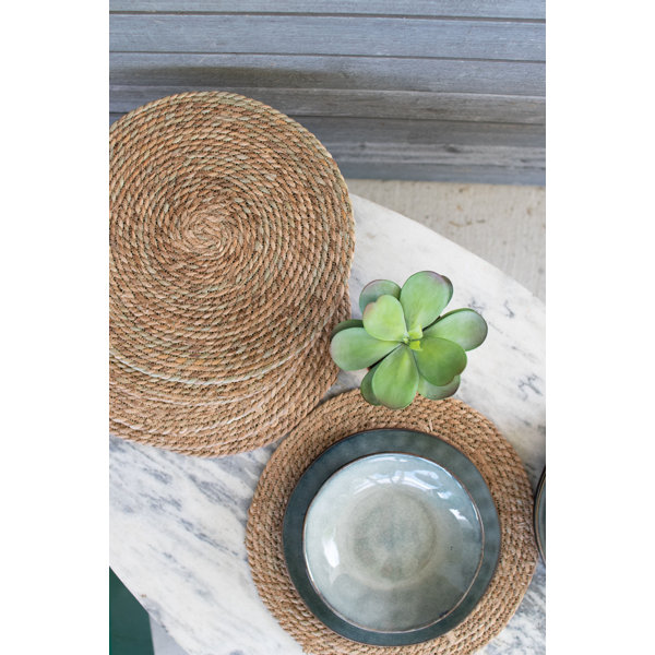 Birch Lane™ Welham Jute/Rattan Round Placemat Wayfair